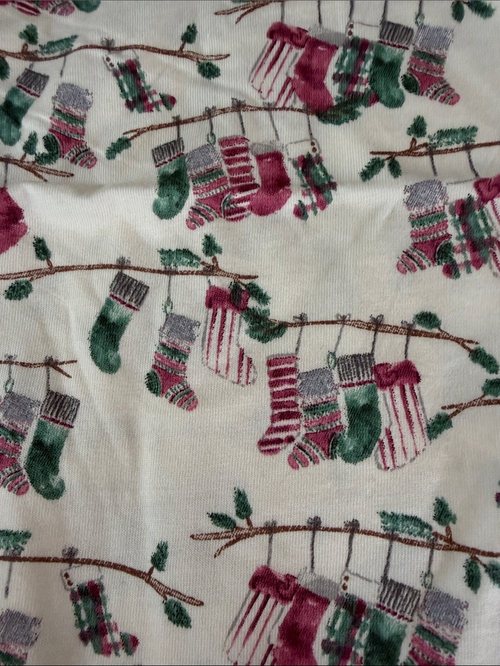 Burt bees Baby 3-6 months Christmas pajamas organic cotton - Picture 4 of 8